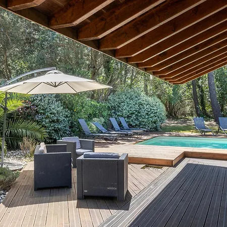 Villa Blanche Ocean Et Golf Semesterbostad Moliets-et-Maa