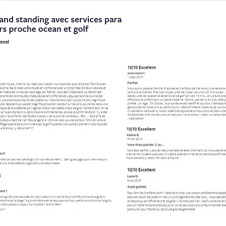 Villa Blanche Ocean Et Golf * Moliets-et-Maa